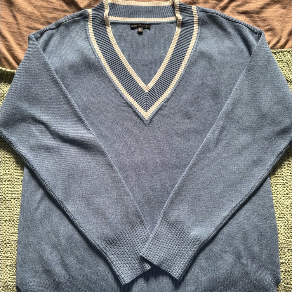 Long Sleeve V-Neck Sweater